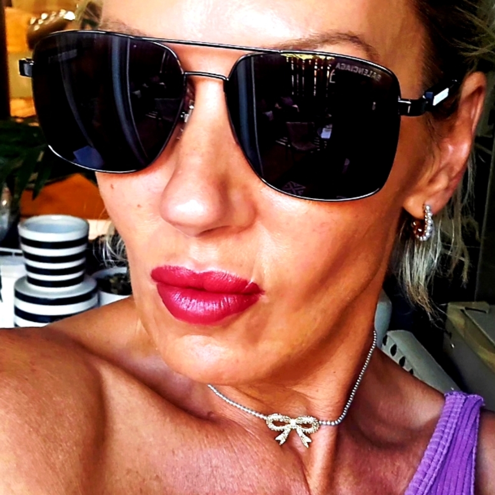 Balenciaga Asian Fit Aviator Sunglasses